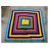 45x 45 crotched afghan