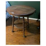 Wood and ball and claw table