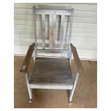 Vintage wooden rocking chair