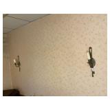 2- Brass candle holders