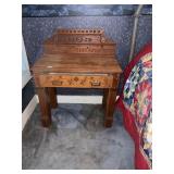 Antique wooden side table