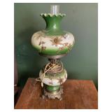 Antique gone with the wind lamp