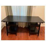 Black desk sizes in pics