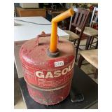 Metal 5 gallon gas can