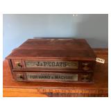 2 drawer antique storage- wooden