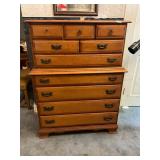 Solid wood, chest of drawers