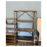 2- metal shelves