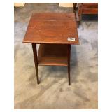 2 tier wooden table