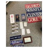 Clinton, Gore, Hillary Memorabilia