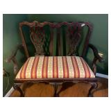 Beautiful vintage love seat, bench