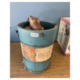 Vintage wooden ice cream maker