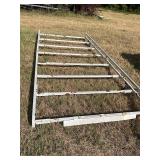 White metal rack - sizes in pictures