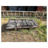 30 x 60 steel wheeled rolling cart