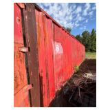 40 ft red connex building