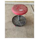 Rolling shop stool