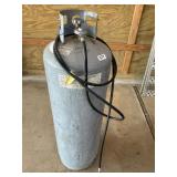 100 lb propane tank- 3/4 full