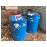 4- metal 55 gallon drums