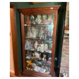 Display cabinet only- no dolls