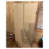 Two door press board cabinet