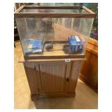 Aquarium with stand and accessories