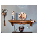 Wooden wall shelf and decor ï¿½ all