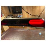 Budweiser plastic pool table light