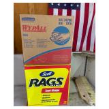 200 Scott Rags and 60 wipe rags