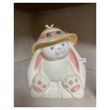 Rabbit cookie jar