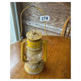 Yellow and clear globe lantern