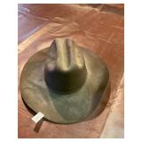 7 3/8 brown, cowboy hat