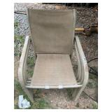 4 stackable patio chairs