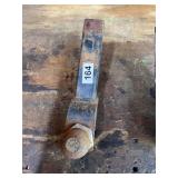 Receiver hitch with 2 inch ball