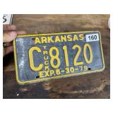 Vintage 1979 license plate