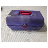 Vintage purple caboodles case full of makeup