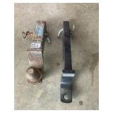 Receiver hitch with 2ï¿½ ball and small receiver