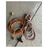 Two extension cords and small pigtail