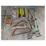 Saws, bolt cutters, hammers ï¿½ all tools