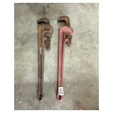 2- large pipe wrenches 24ï¿½