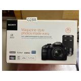 Sony 3000 Camera and Lens- NEVER Opened before