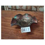 Grape & Cable Antique Amethyst Carnival Glass