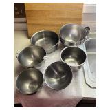 6- Stainless Mixing Bowls