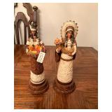 2- Thanksgiving Maiden statues