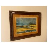 Landscape winter scene