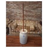 The Eagle Pottery Benton #4 Butter churn