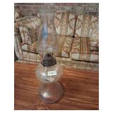 Vintage Glass Kerosene Oil Hurricane Lamp
