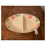 Franciscan Desert Rose divided dish
