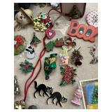 Holiday collection of jewelry