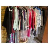 Closet full sparkly womenï¿½s clothes