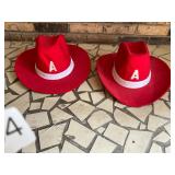 2- Arkansas Razorback Cowboy Hats.