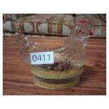 Chicken on the Nest Vintage Candy Container